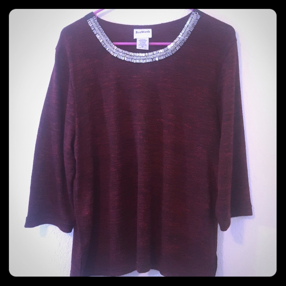 BonWorth wine and black top